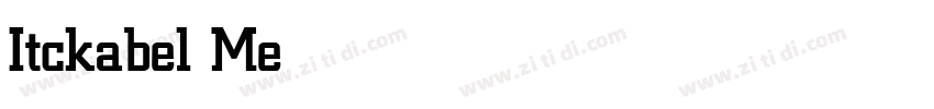 Itckabel Medium字体转换